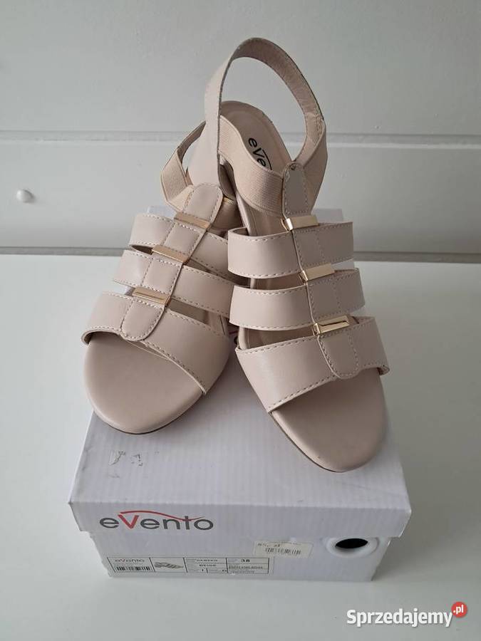 Buty damskie sandały beżowe Evento do sprzedania sprzedam