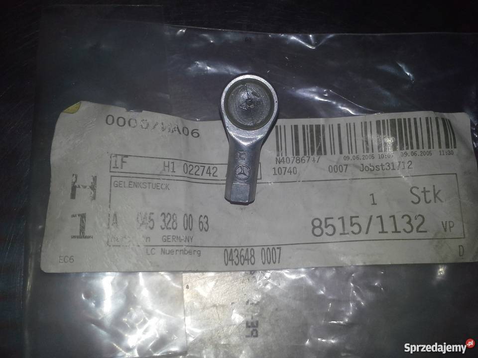 9453280063 GAŁKA KOŃCÓWKA DRĄŻKA MERCEDES sprzedam