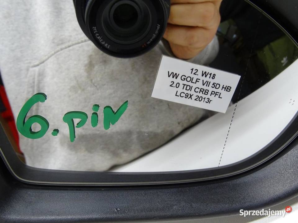 LUSTERKO PRAWE PRAWY PRZÓD PRZEDNIE VW GOLF VII małopolskie