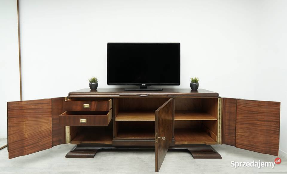 Antyczna komoda art deco lata 30te renowacji wielkopolskie Jerka