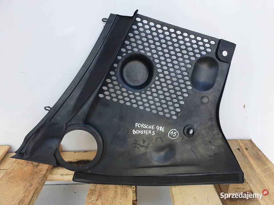 Porsche Boxster 986 OSŁONA PODSZYBIA lewa przód lubelskie Rudka