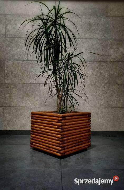 Donice nowoczesne 3D drewniane Zestaw 2 donic sprzedam