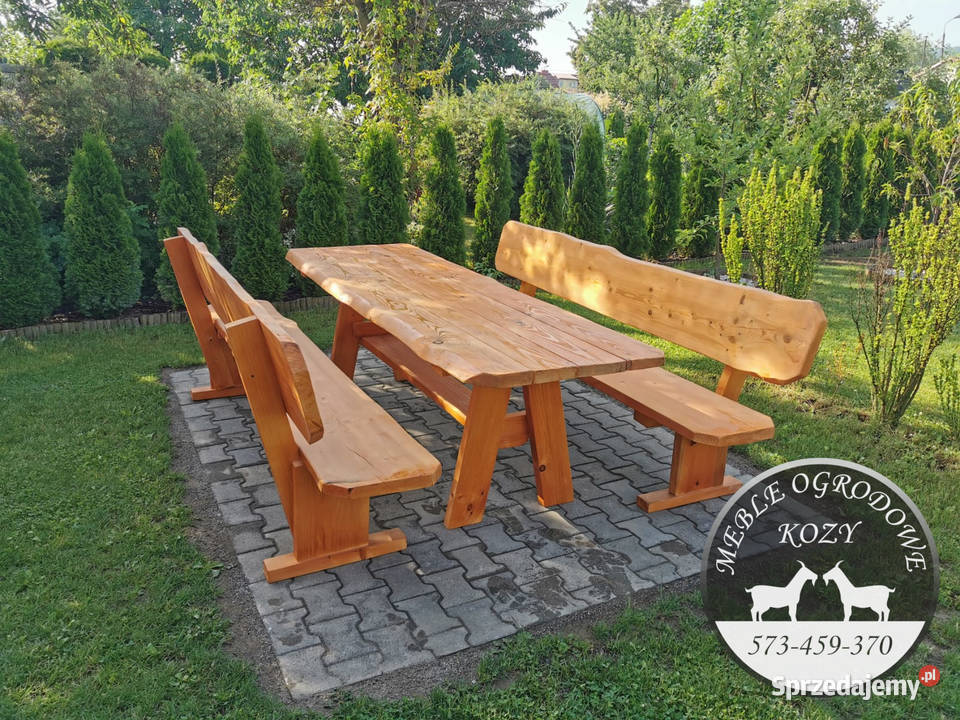 PROMOCJA Huśtawka drewniana z grubych bali plac Skoczów