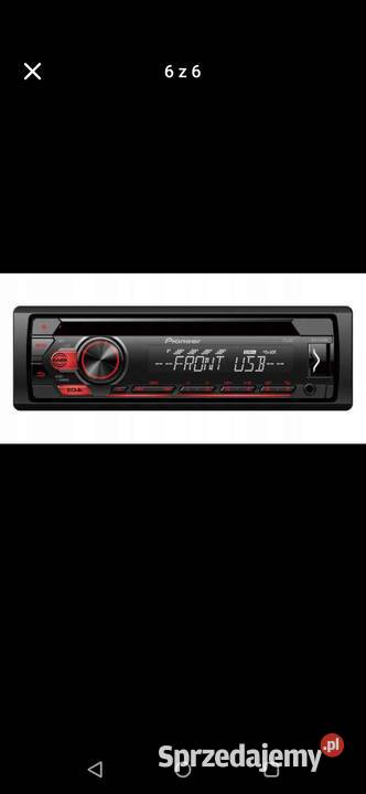 Skrzynia basowa magnat Clarion Pioneer radio