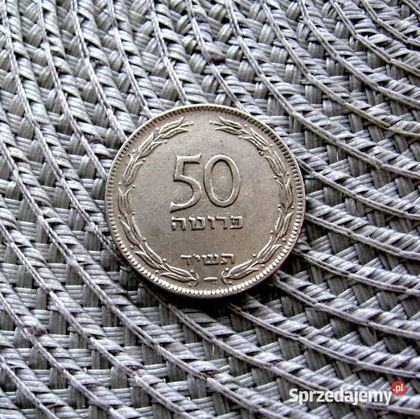 Izrzel 50 Pruta 1954r Kalisz