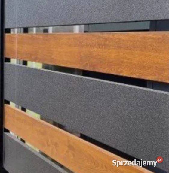 Metalowe przęsło ogrodzeniowe nowoczesne stalowe sprzedam