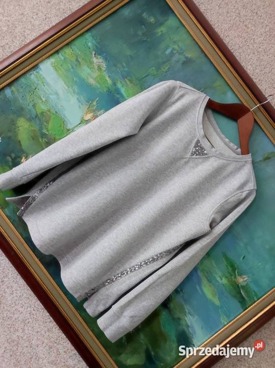 bluza sweter oversize damska dziewczęca polar długi Kielce