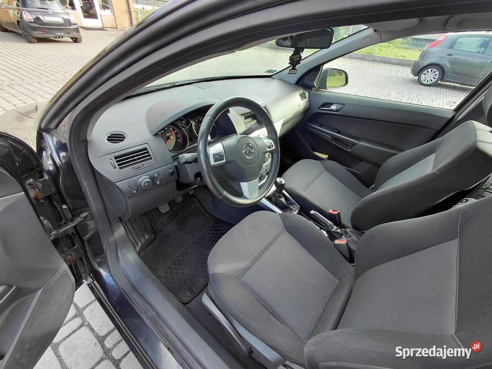 OKAZJA Opel Astra H III CZARNY 16 benzyna śląskie Dąbrowa Górnicza sprzedam