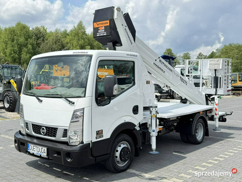 Nissan Cabstar Podnośnik Koszowy 27m RUTHMANN TB diesel Widełki sprzedam