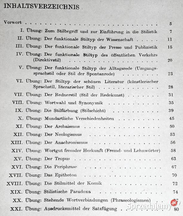 Ubungsbuch zur deutschen Stilistik H Koch E Klin Chełm