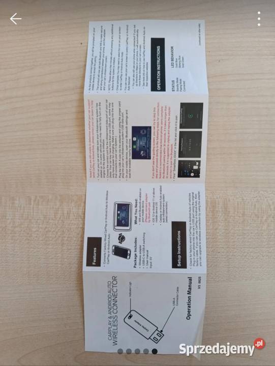 Nowy adapter bezprzewodowy 2w1 CarPlay Android Ligota Bialska