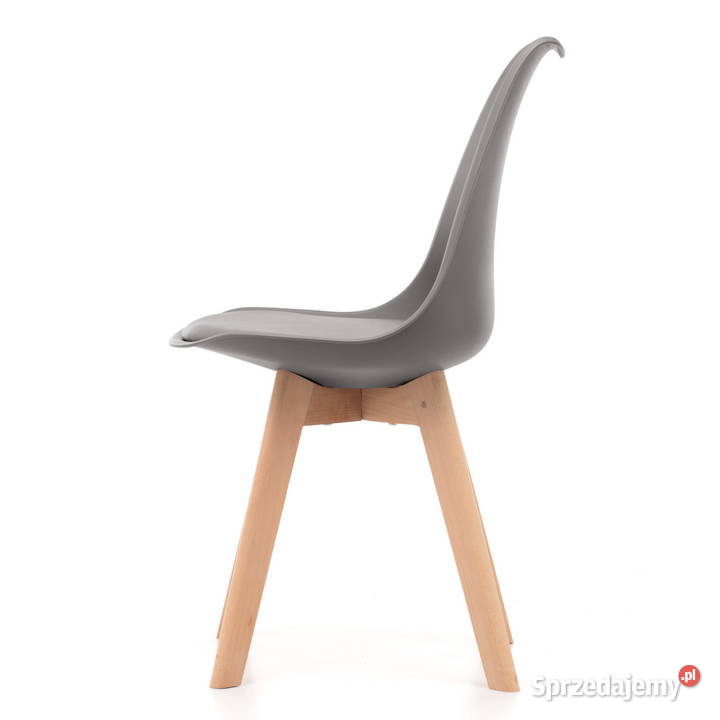 Szare Krzesło Dublin Z Poduszką Wysyłka 24H