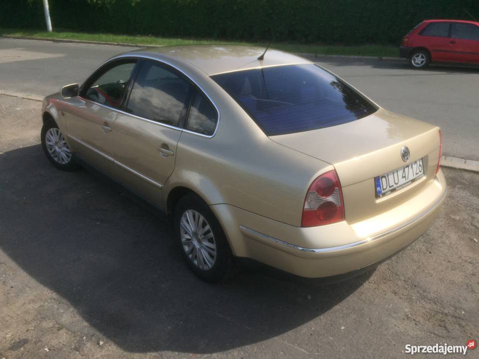 Volkswagen Passat B5 FL Highline Sedan 19 TDI dolnośląskie Wrocław