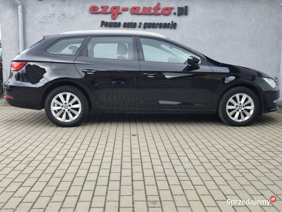 Seat Leon bezwypadkowy bogata Gwarancja III 2012 czarny łódzkie Zgierz