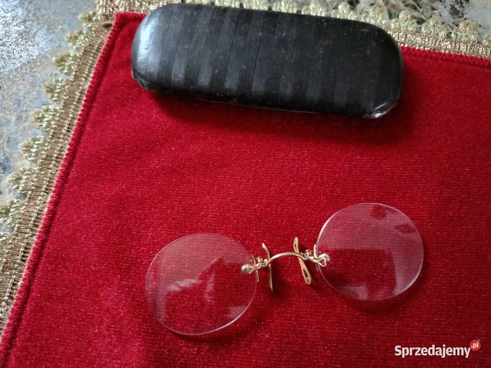 Zabytkowe Binokle Stare Okulary Drawski Młyn