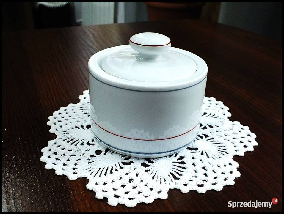 Cukiernica KAHLA Porcelanowa Cukierniczka z lat