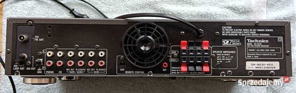 Amplituner Technics SAR230 mazowieckie Sochaczew