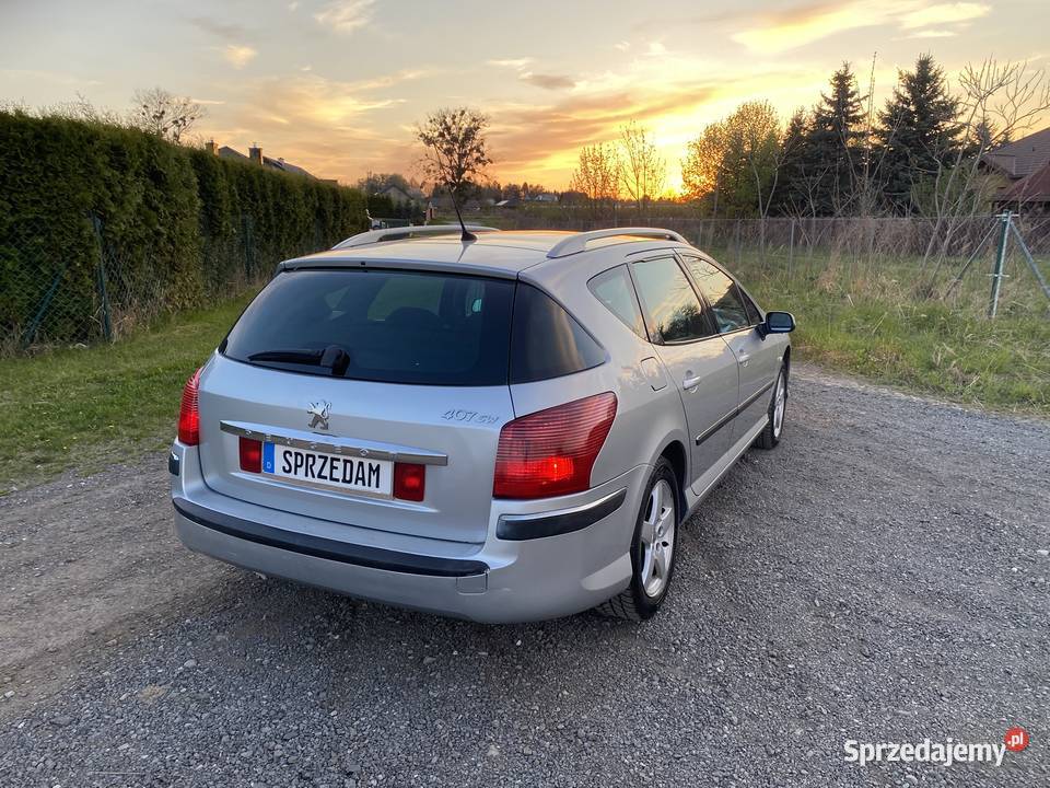 Peugeot 407SW 2004R 20HDI ŁADN BDBStan100Sprawny Zamość