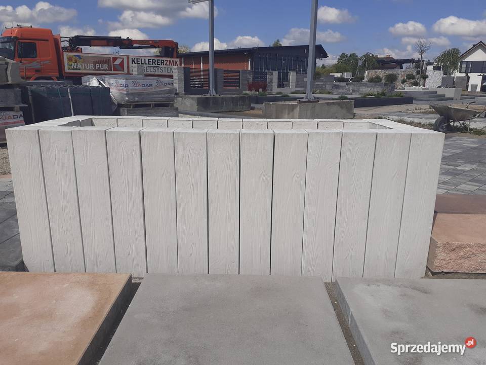 Palisada Madera Bianco Efekt Drewna Obrzeże