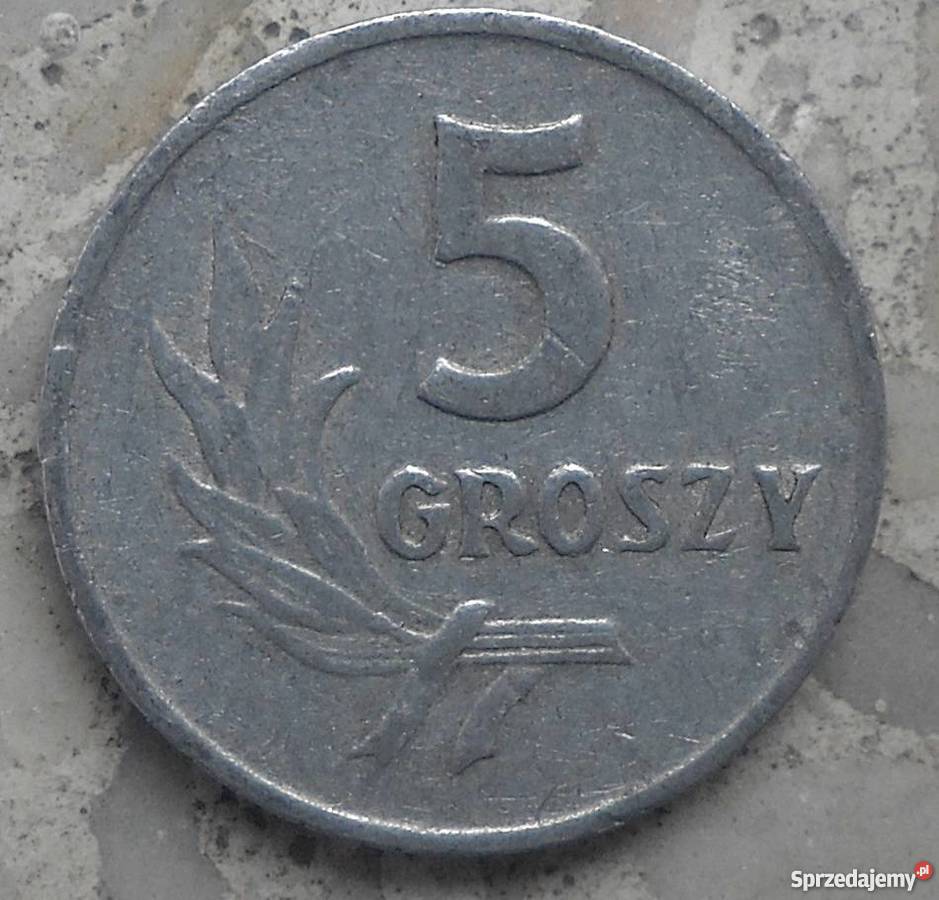 POLSKA5 GROSZY1962 r bzAL Numizmatyka