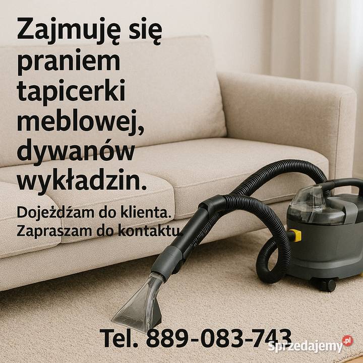 Pranie tapicerki meblowej narożnikidywanów lubuskie Gorzów Wielkopolski
