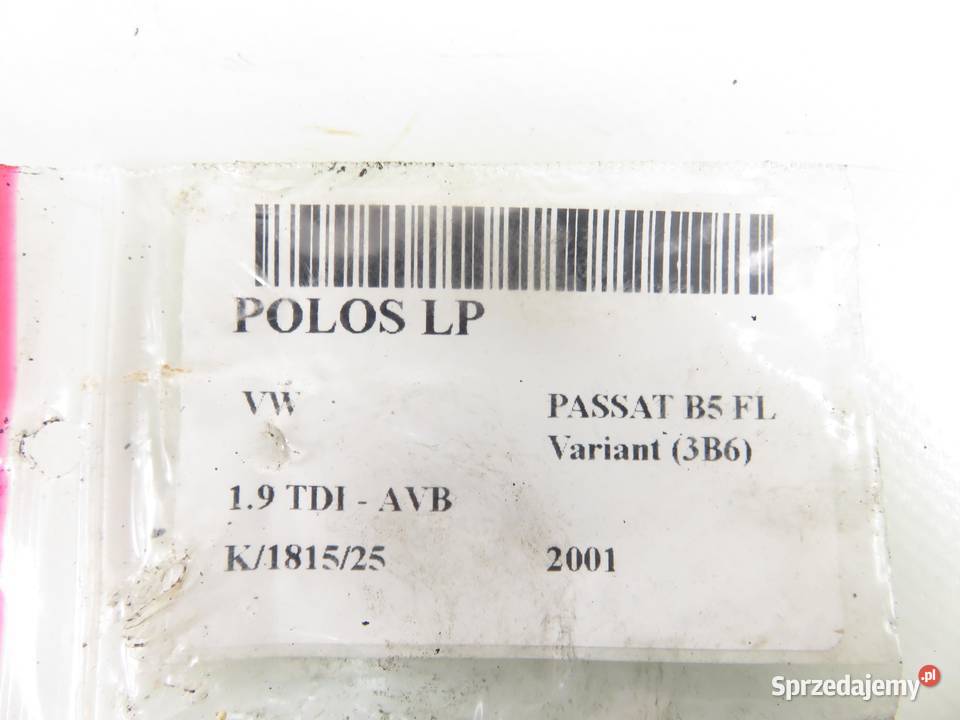 PÓŁOŚ LEWA PRZEDNIA VW PASSAT B5 FL 19 TDI Układ napędowy