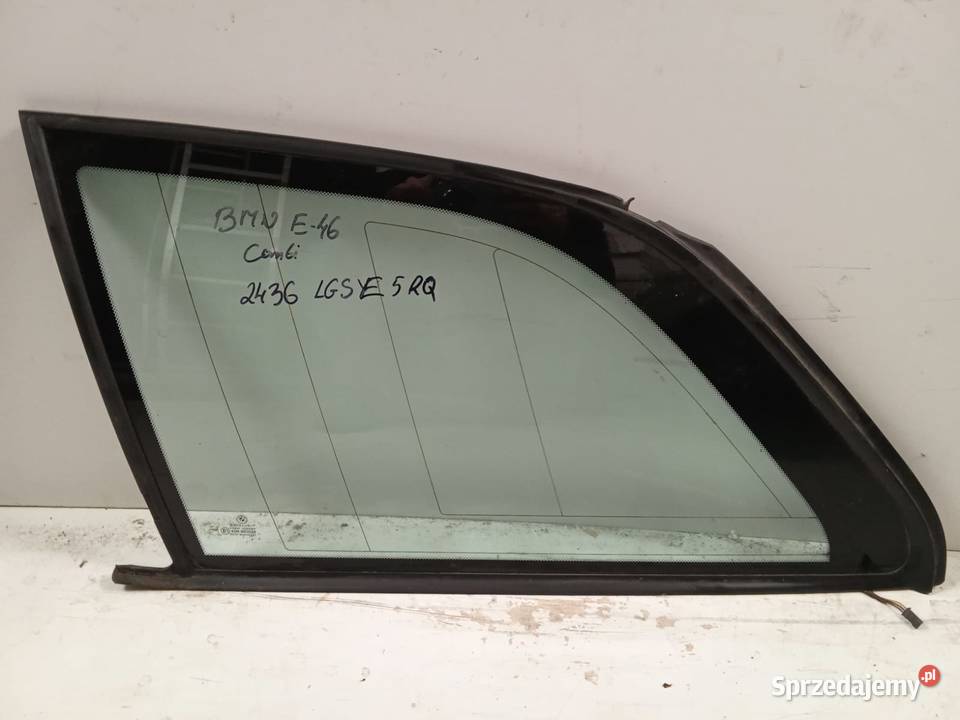 Szyba Karoseryjna Lewa Tylna BMW Seria 3 E46 99 wielkopolskie Bralin