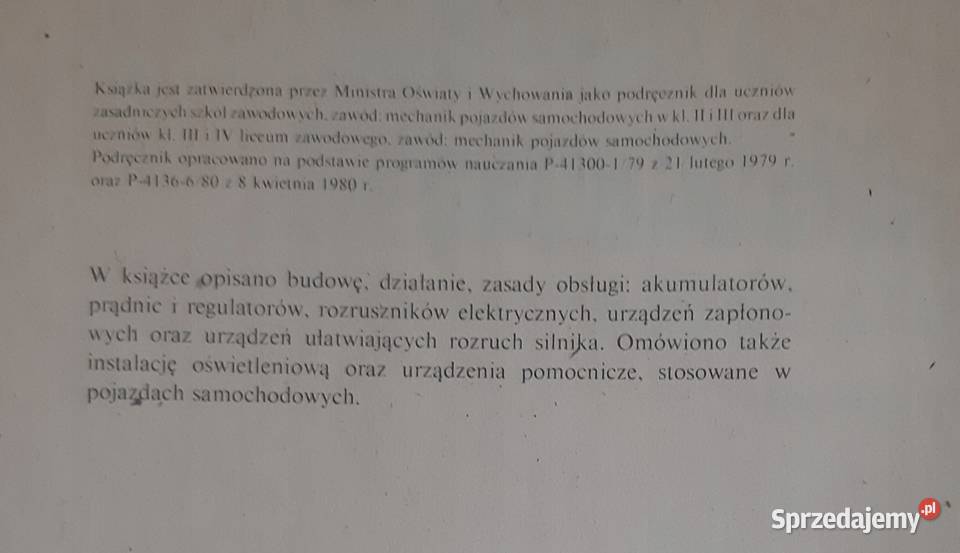 ELEKTROTECHNIKA SAMOCHODOWA Stanisław Mac Kruszwica