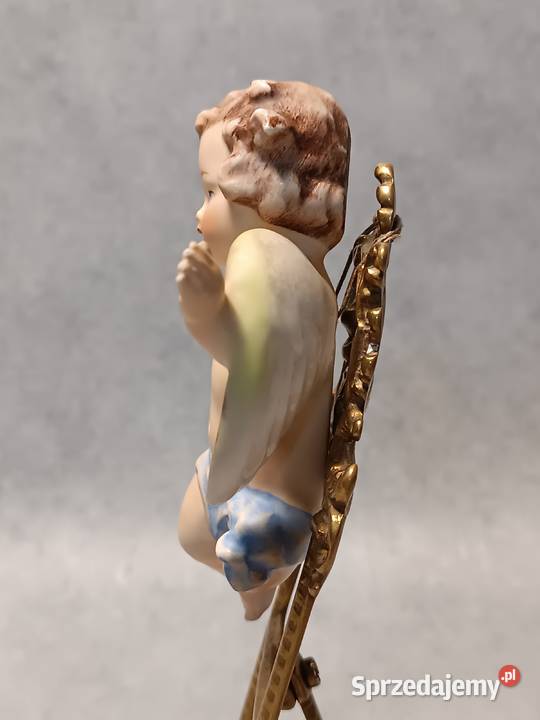 Goebel Porcelanowa Figurka Aniołka do Antyki, Sztuka, Kolekcje Dobrzany