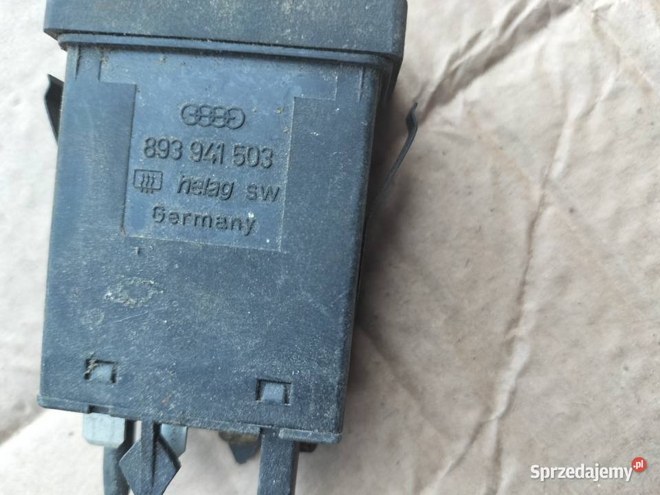 AUDI 80 B4 893941503 WŁĄCZNIK grzania szyby Kamień-Kolonia sprzedam