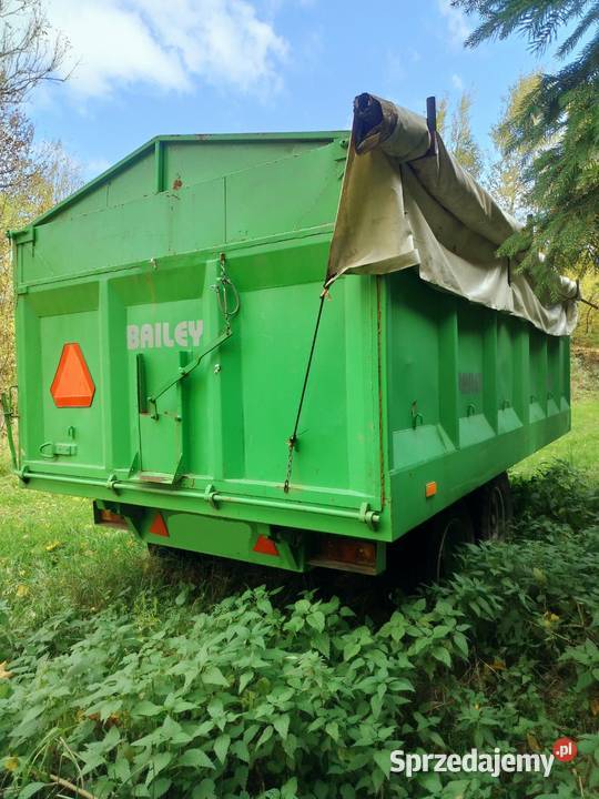 Przyczepa rolnicza skorupowa wywrotka tandem