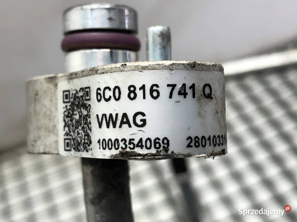 RURKA KLIMATYZACJI SKODA RAPID 6C0816741Q 10 95 osobowe