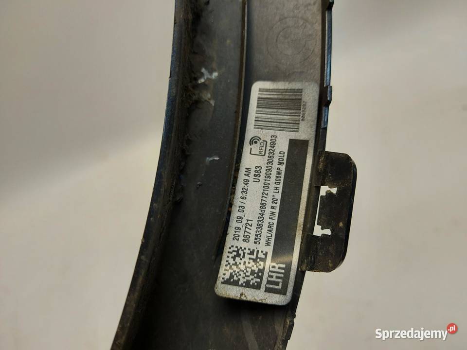 BMW G05 X5 30d 2019r LISTWA BŁOTNIKA LEWY TYŁ