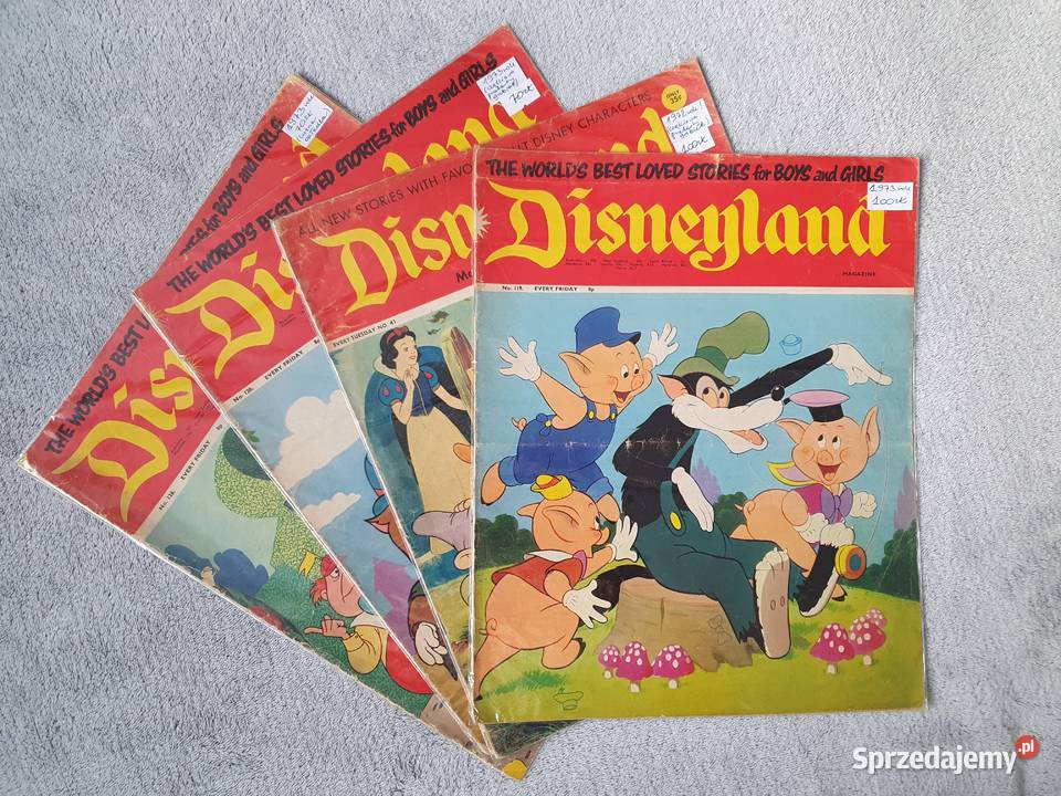 Disneyland 4 komiksy w języku angielskim lata
