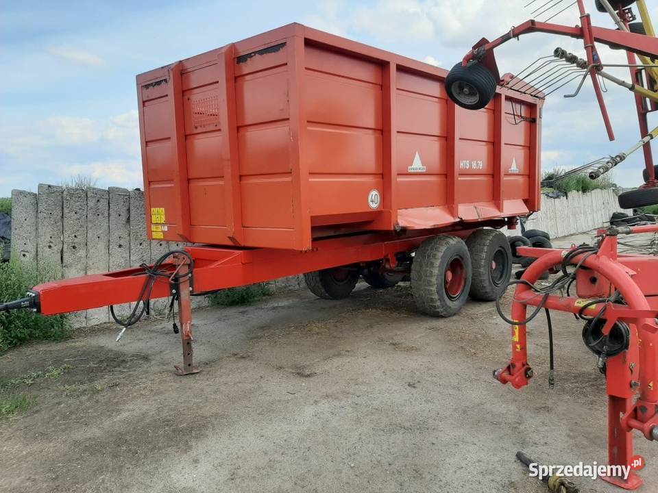 Przyczepa rolnicza annaburger 18t wielkopolskie Śrem