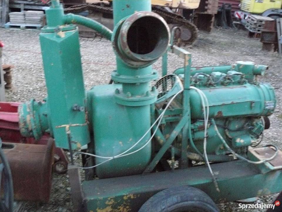 Deszczownica Pompa wody fi 20 silnik Lombardini