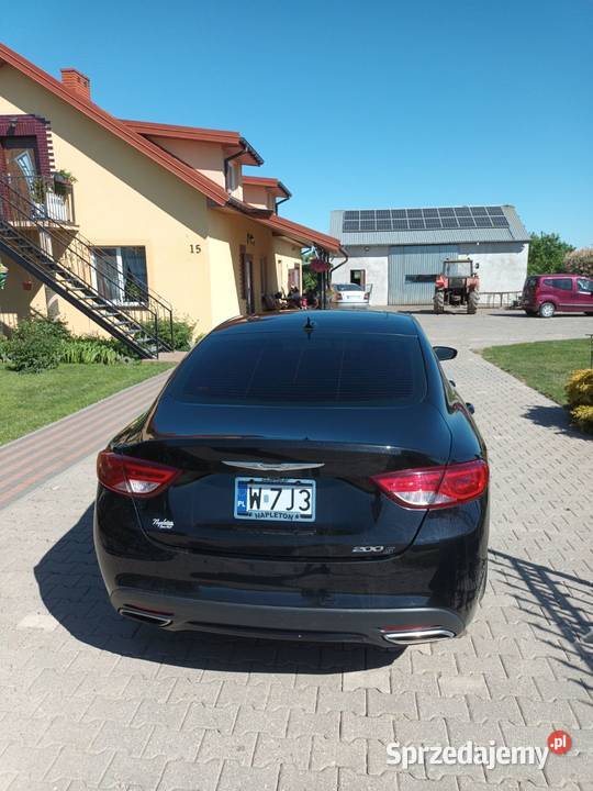 Chrysler S200 2015r skórzana tapicerka 200