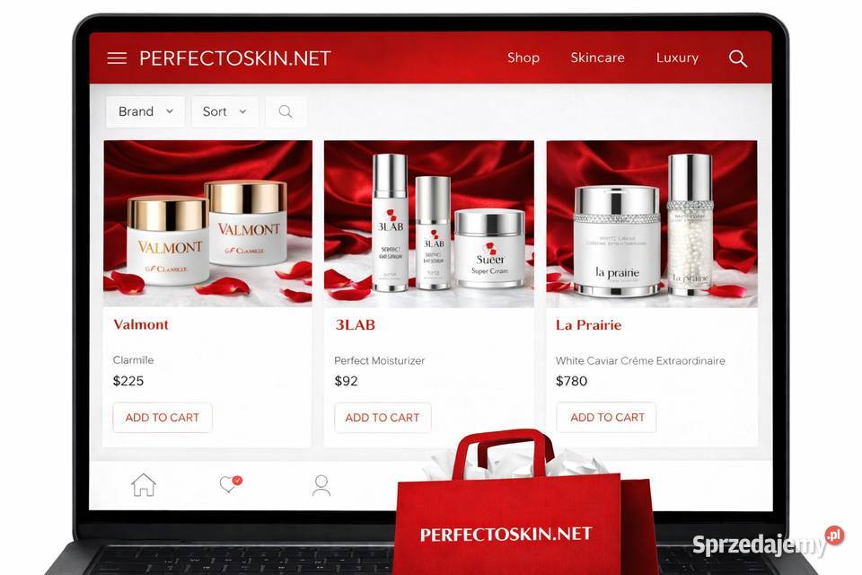 Gotowy biznes internetowy sklep z luksusowymi Warszawa sprzedam