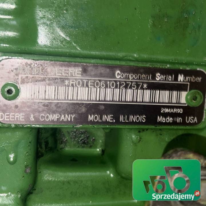 Pokrywa Skrzyni Biegów R121885 R95778 John Deere Wilkowo sprzedam