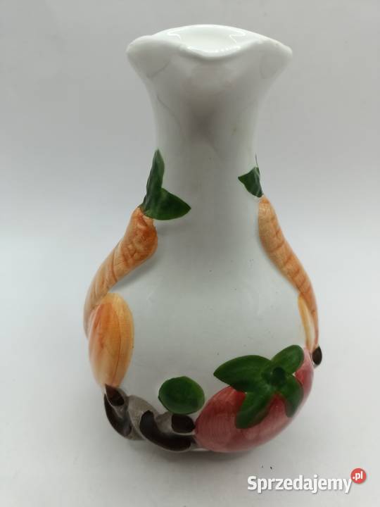 Dzbanek na olej ocet porcelana sielski styl Zastawa stołowa Zamość