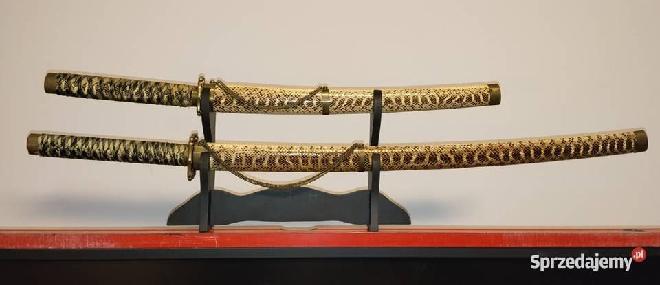 Zestaw 2 MIECZE SAMURAJSKIE stojak katana Olsztyn