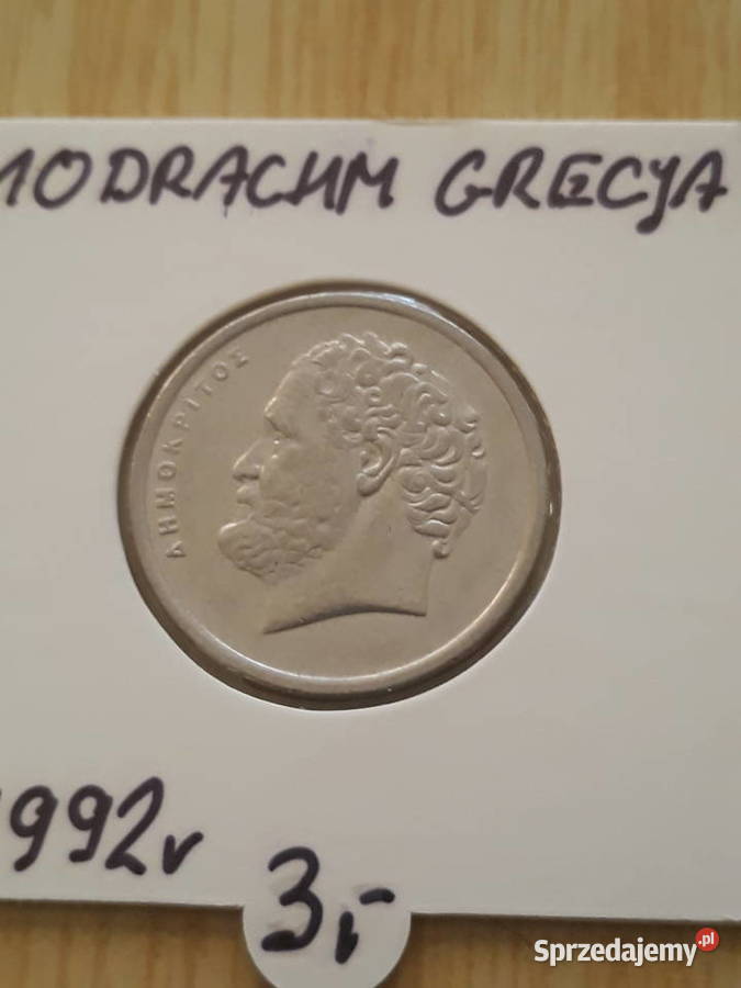 10 Drachm Grecja 1992 i 1994 r wielkopolskie Konin