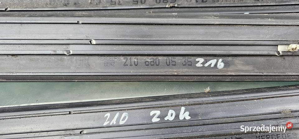 Nakładka progowa tył mercedes w210 2106800535 Rok produkcji 1997 wielkopolskie