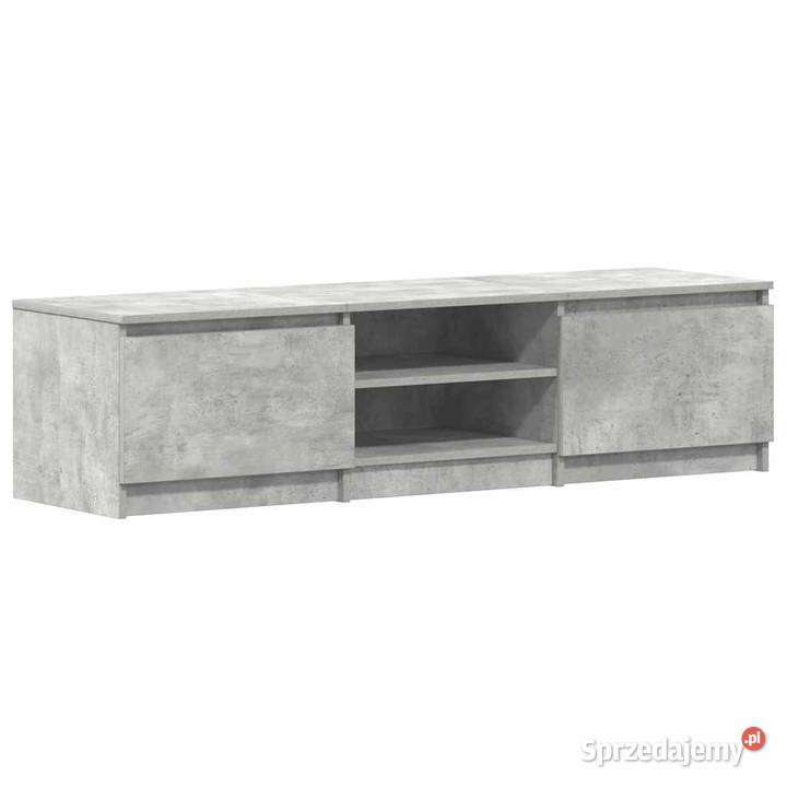 vidaXL Szafka pod TV betonowy szary 140x40x355 Dom i Ogród sprzedam
