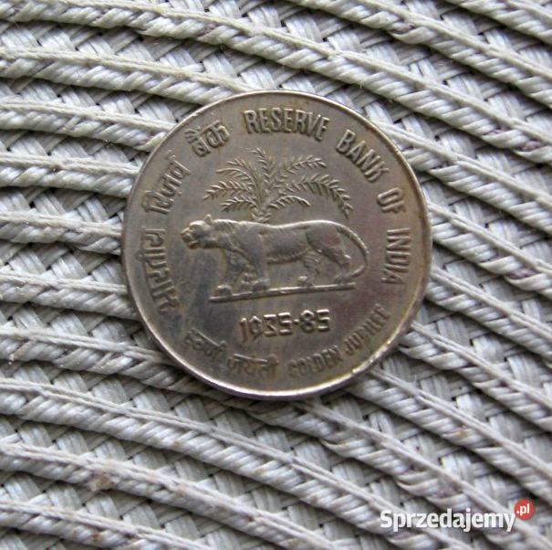 Indie 50 Pajs 1985r Indyjski Bank Rezerw Kalkuta Kalisz