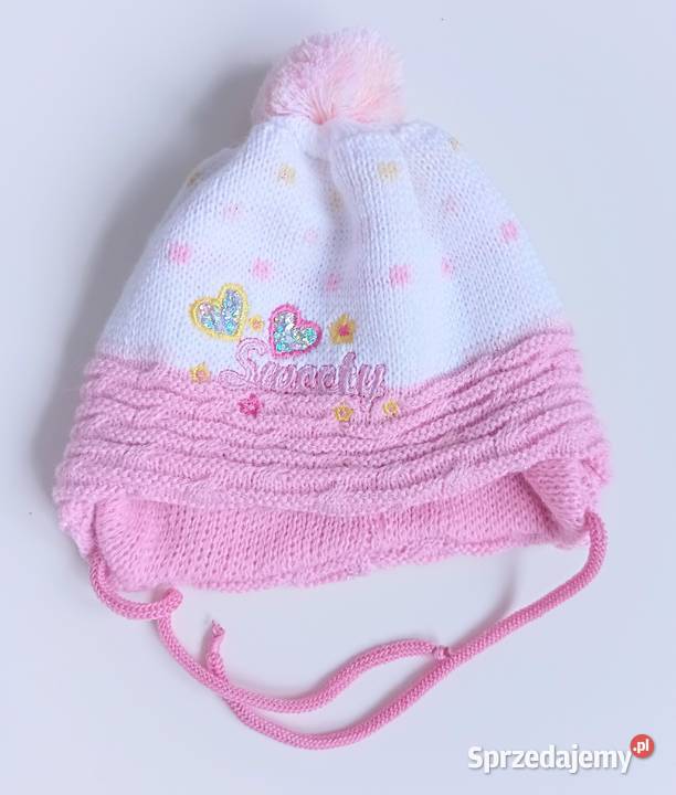 Nowa czapka zimowa z pomponem 5052 Sweet sprzedam