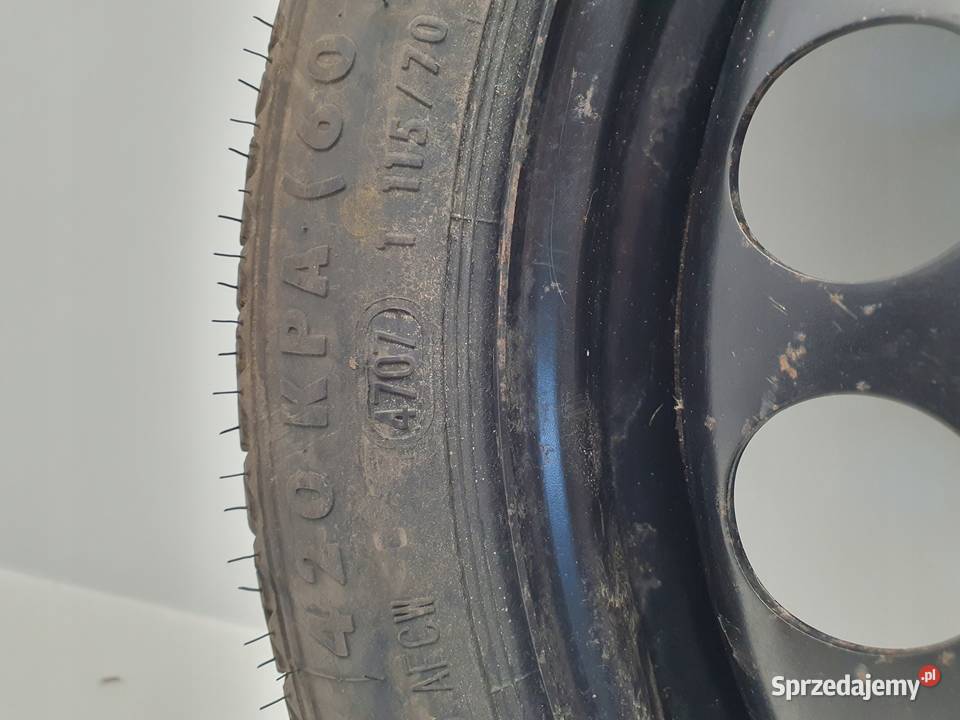 KOŁO DOJAZDOWE 11570 R16 2160132 5x110 Opony i felgi Chełm