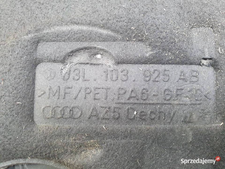 OSŁONA AUDI A6 C7 03L103925AB Części samochodowe Lipno sprzedam