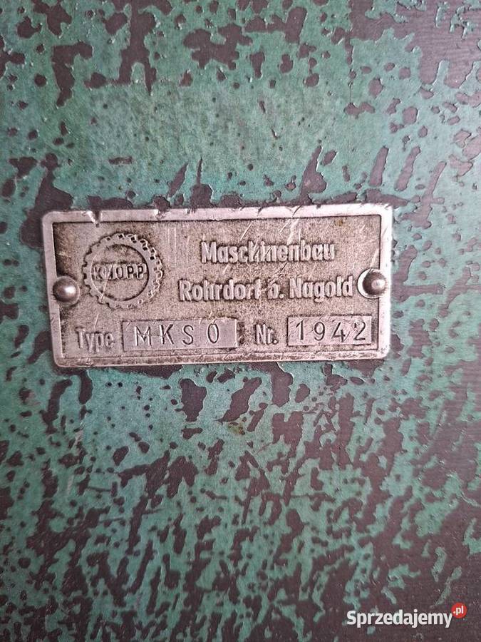 Szlifierka Taśmowa Pionowa KNOPP MKS 0 Odciąg Berejów