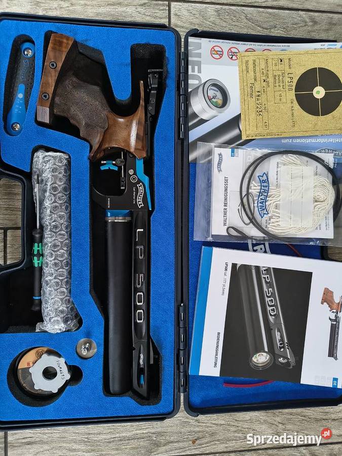 Walther LP 500 Meister Manufaktur blue size M Mysłowice